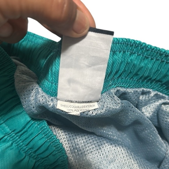 NIKE Solar Fade Energy Green Volley Bathing Suit Trunk Short XL - Picture 4 of 7